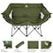 Wakeman Wakeman Outdoor Camping Chair Loveseat, Olive 75-CMP1111 - alternate 2